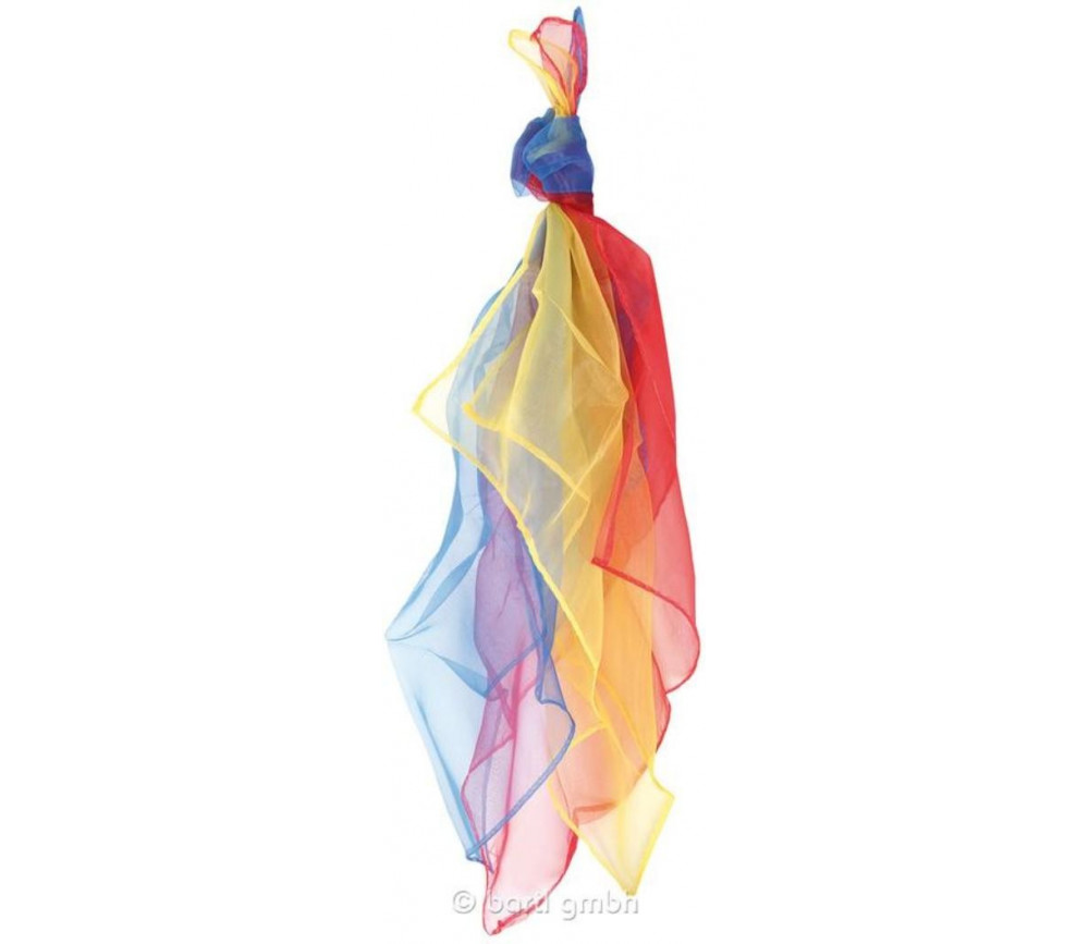 3 foulards colorés de jonglage 40 x 40 cm