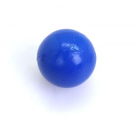 Boule 9 mm plastique bille à l'unité bleu