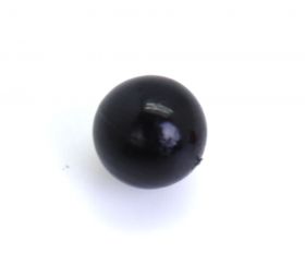 Boule 9 mm plastique bille à l'unité noir