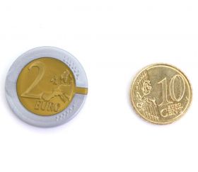 100 Pièces de 2 euros en Re-plastique monnaie factice jeu
