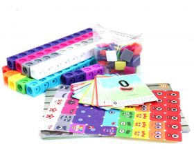 Numberblocks - 251 pièces - Kit activités : cubes 2 cm encastrables + fiches