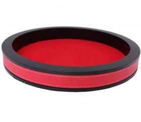 Piste dés rouge et noire de 30 cm avec 5 désBelle piste de jeux les joueurs à la maison, en club ou en association.