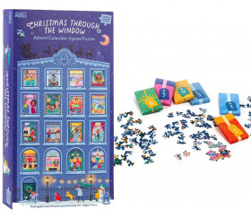 Calendrier de l'Avent : 24 mini puzzles de 50 pièces. Noël