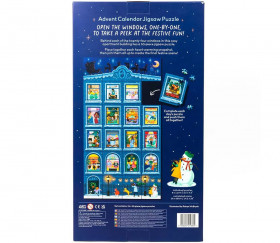 Calendrier de l'Avent de noël : 24 mini puzzles enfants et adultes