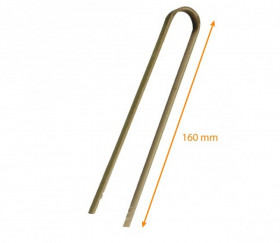 2 mini pinces bambou 16 cm