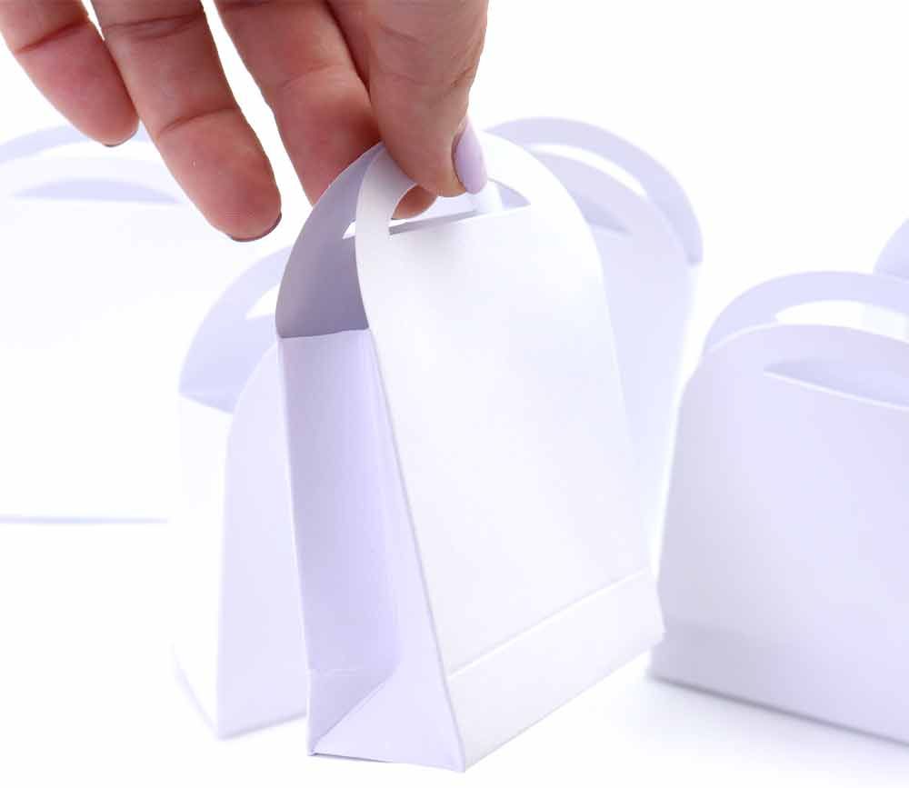 Pochettes en carton blanc pour mariages anniversaires surprises