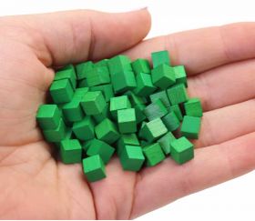carrés verts pour jeu très petits