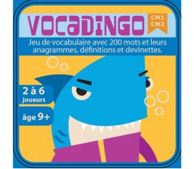 Vocadingo CM1 CM2 - jeu vocabulaire et orthographe basé sur les anagrammes