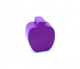 Petite pomme ou prune en bois violette
