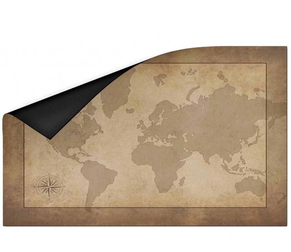 Tapis de carte 60 x 40 cm sur le monde