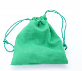 petit sac coton vert