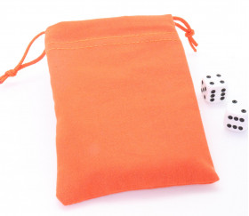 petit sac coton orange