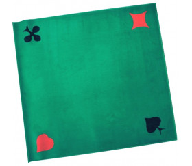 Tapis cartes Tissé 77 x 77 cm vert marque France Cartes 4 AS