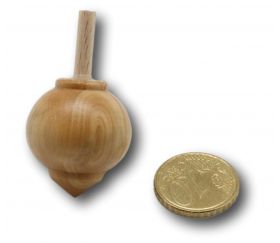 Toupie bois naturel 2,5 cm