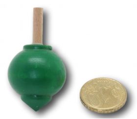 Toupie verte fabrication france diamètre 2,5 cm