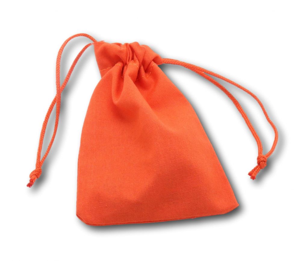 sac tissu orange petit modèle