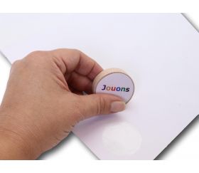 autocollant blancs étiquettes (pour rond de 4 cm)