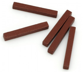 Baguettes marron 5x5x39 mm pions buchettes en bois pour jeu