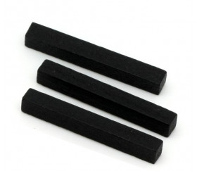 Baguettes noir 5x5x39 mm pions buchettes en bois pour jeu