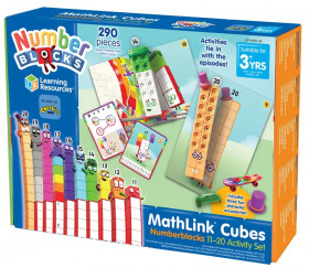 Numberblocks Kit activités 11 à 20 cubes Mathlinks