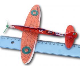 Avion planeur 19 cm en polystyrène