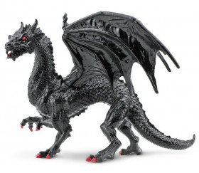 Figurine dragon noir twilight 16 x 13.1 x 9.2 cm 