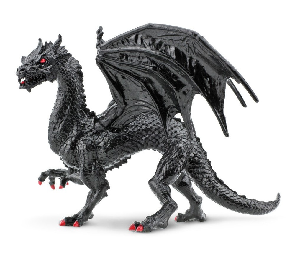 Figurine dragon noir twilight 16 x 13.1 x 9.2 cm 