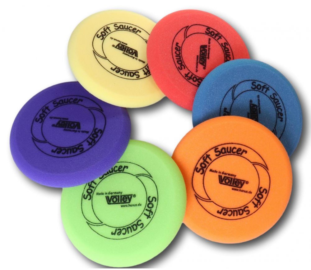 Frisbee mousse disque mousse 25 cm couleurs aléatoires