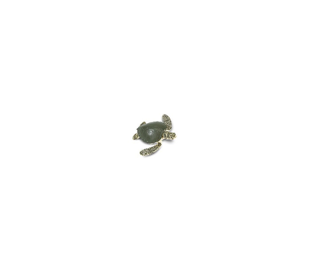 Mini mini Figurine tortue de mer  verte