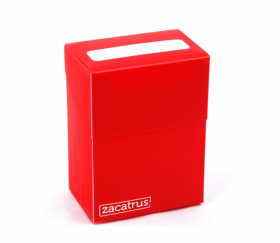 Deck box ROUGE boite pour cartes 9.5 x 7 x 4.5 cm Zacatrus