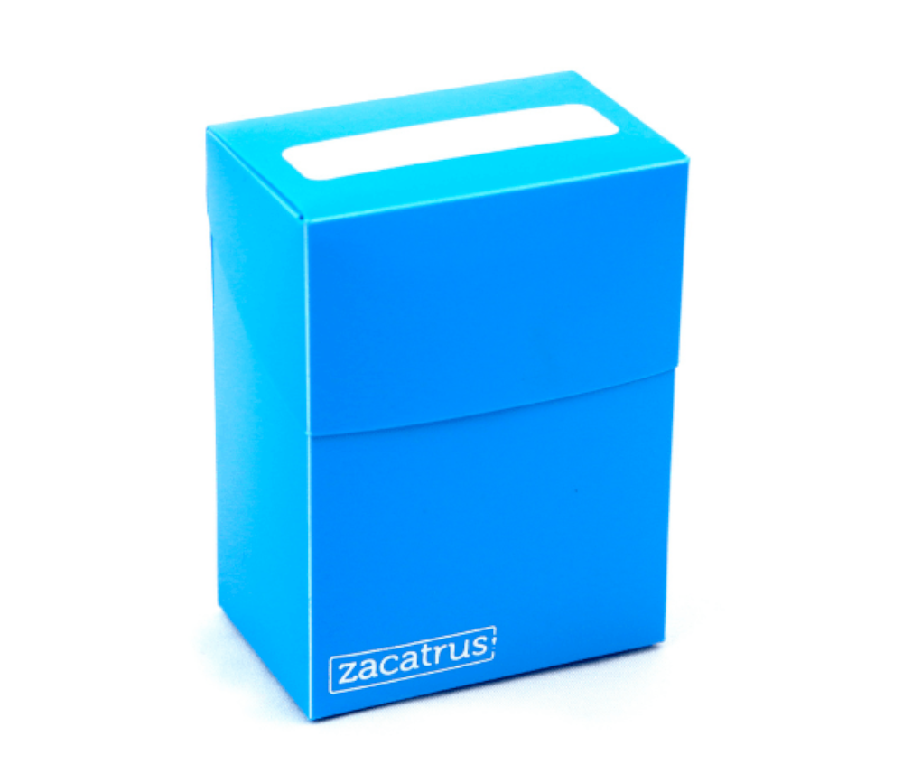 Deck box BLEUE boite pour cartes 9.5 x 7 x 4.5 cm Zacatrus