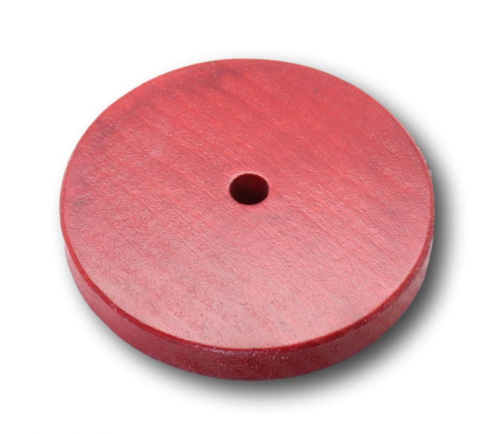 Disque troué en bois 7 cm de diamètre à personnaliser gros palet