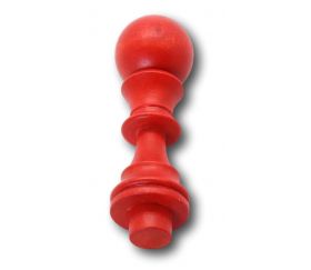 Pion Halma Rouge Géant encastrable à l'unité dame chinoise 9.3 cm