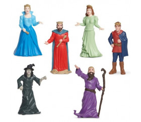 Personnages de conte : 6 figurines de jeu très réalistes