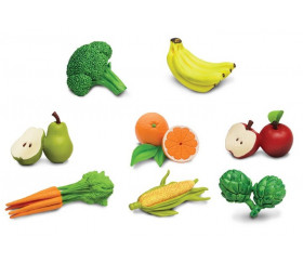 8 fruits et légumes figurines jouet d'environ 5 cm