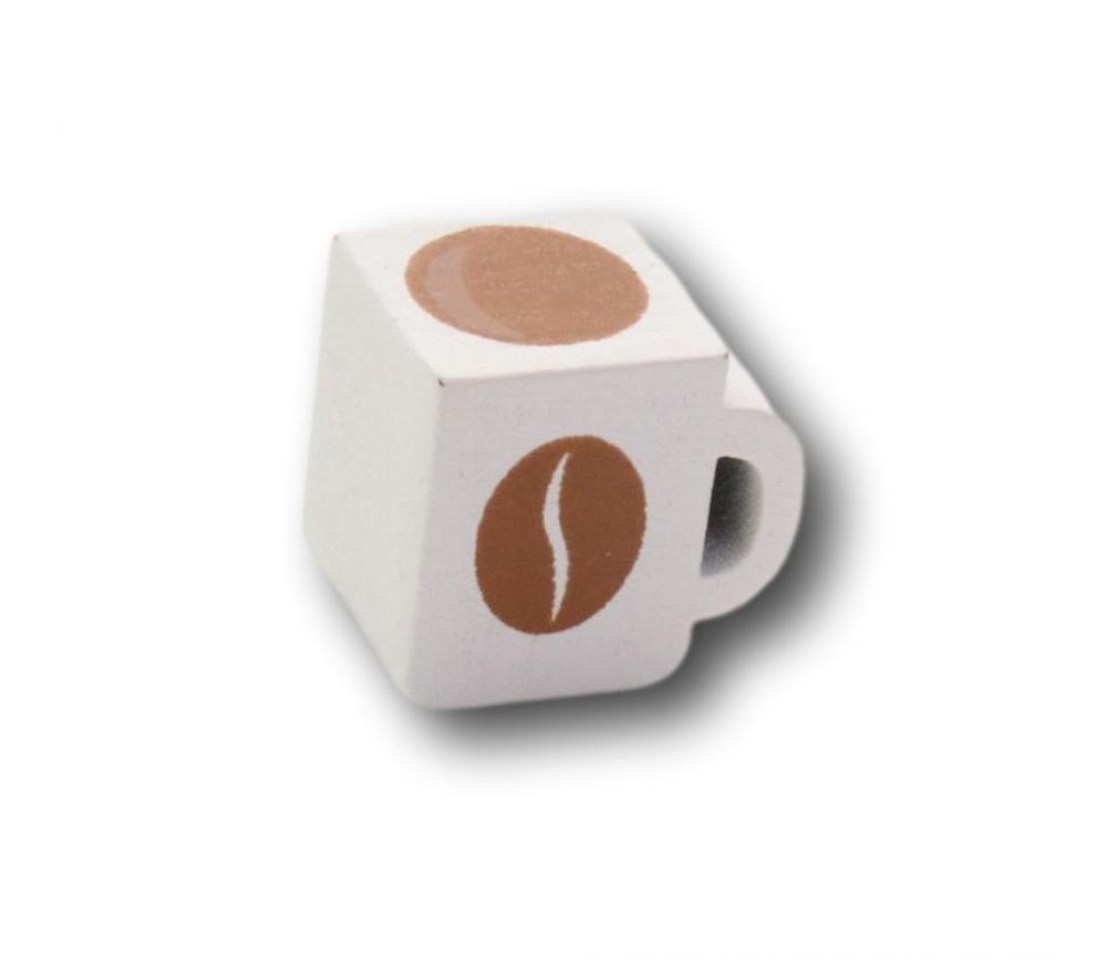 Pion Tasse de Café en bois 15 x 15 x 12 mm