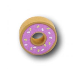 Pion Donut en bois 15 x 15 x 5 mm