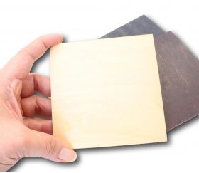 planche plat en contreplaqué dos noir ou marron 10 cm à l'unité
