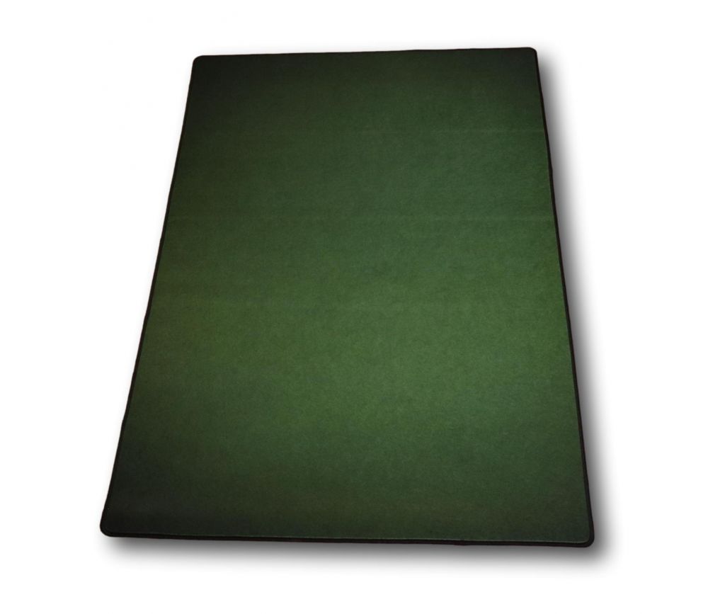 Tapis de jeu 100 x 60 cm vert antidérapant pour jeux de cartes poker