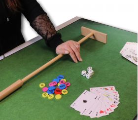 Tapis de poker pour jouer entre amis au jeu du poker personn