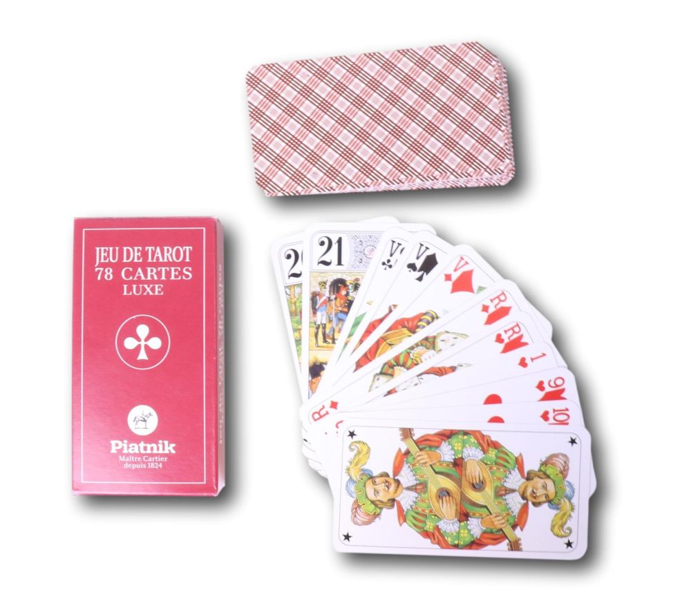 Jeu de tarot 78 cartes luxe piatnik dos tout pour les jeux de cartes