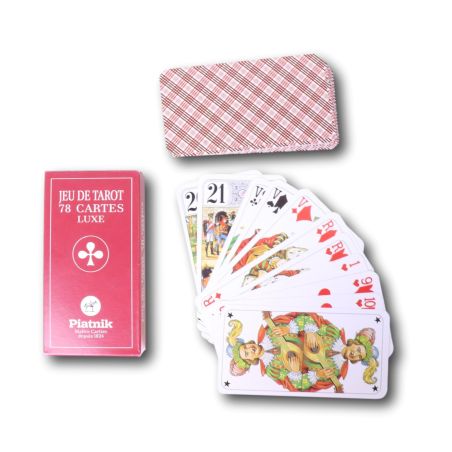 Jeu De Tarot 78 Cartes Luxe Piatnik Dos Tout Pour Les Jeux De Cartes