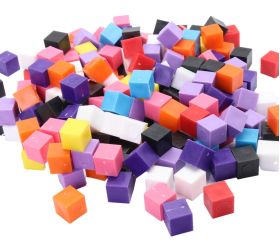 1000 cubes de 1 cm en plastiques
