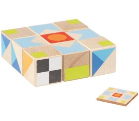 Puzzle cube en bois