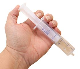 Grande seringue en plastique 20 ml pour expériences sciences