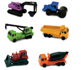 6 véhicules de chantier pour enfants