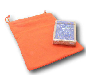 sac 20 x 15 cm orange vendu par lot de 6 couleurs