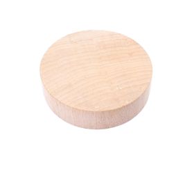 Grand palet pion rond naturel en bois de 8 cm de diamètre 