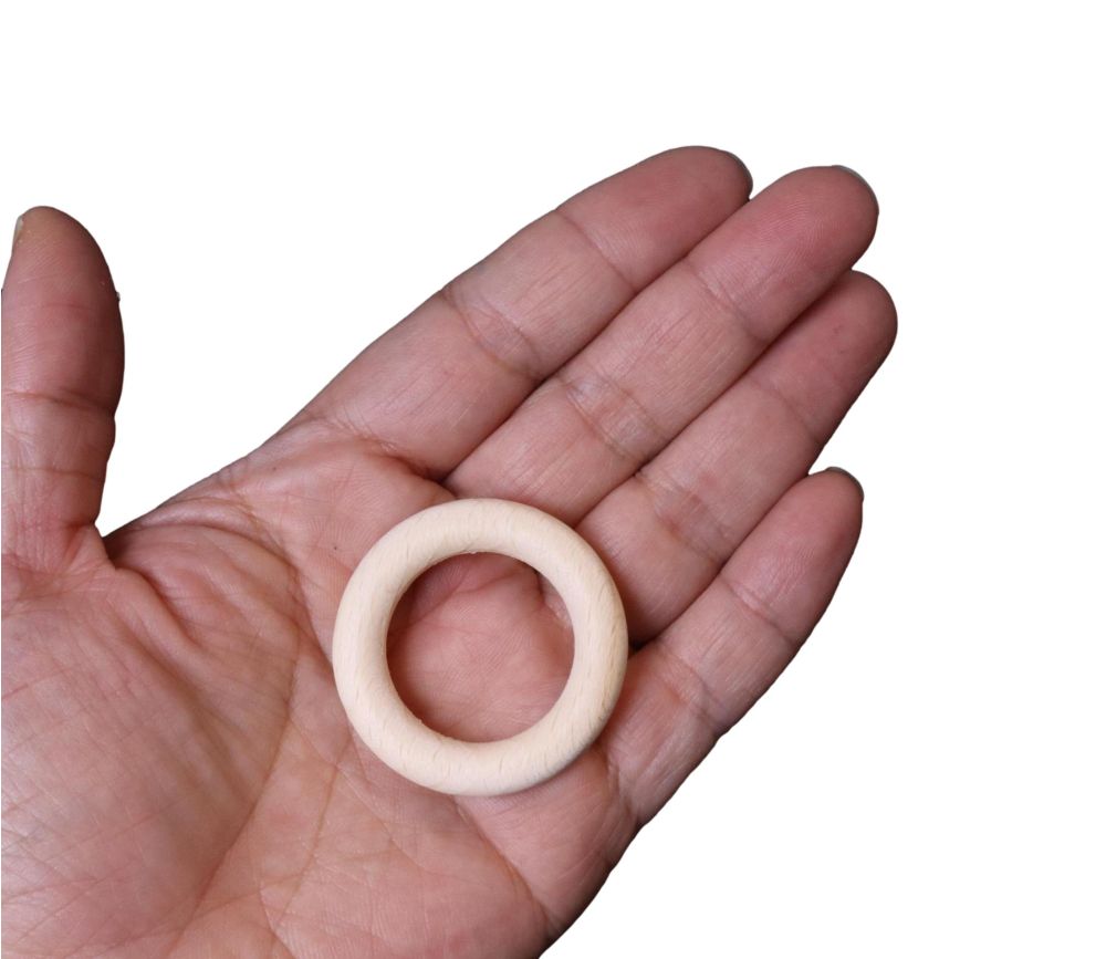 anneau cercle en bois de 40 mm