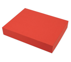 boite carton rouge pour création jeux